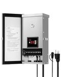 DEWENWILS 300W Low Voltage Transformer with 3 Independent Control Outputs, 220V to 12V/14V, Dusk to Dawn Sensor & Timer, Landscape Lighting Transformer for Spotlight, Pathway Light, Garden Light