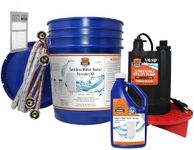 Chromex Tankless Water Heater Flush Kit, Extra Long 12 Ft Hoses with Certified Liquid Descaling Solution and 1/6HP Extra Strength Pump