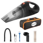WOSCHER Cordless Vacuum Cleaner for Car & Home Use |2X Powerfull Suction, Dual Mode Battery 2800mAh | High Power Portable Lightweight Car Vacuum Cleaner Wireless Vacuum, Rechargeable|2 Years Warranty