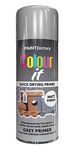 All Purpose Paint - Grey Primer 400 ml - Professional Matt Finish Spray Wood Color Paint