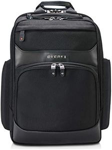 EVERKI Onyx Premium Business Executive 15.6-Inch Laptop Backpack, Ballistic Nylon and Leather, Travel Friendly (EKP132)