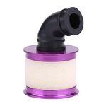 RC Car Air Filter, Sponge Open Aluminium Alloy 1/10 RC Car Air Filter for HSP 94122/188 Car Buggy Truck(Purple)