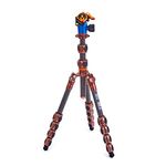 3 Legged Thing Pro Range 2.0 Leo 2.0 Kit Carbon Fibre Travel Tripod System - Adjustable Camera Tripod with 3 Detachable Legs for Monopod Conversion - Earth Bronze (LEOKIT2)