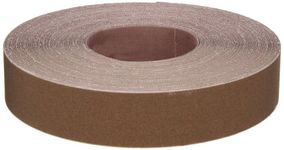 Norton K225 Metalite Abrasive Roll, Cloth Backing, Aluminum Oxide, 1-1/2" Width x 50yd Length, Grit P180 (Pack of 5)