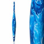 Furls Fiberarts Streamline Swirl Aquarius Crochet Hook 7 inches (Swirl Aquarius - 6.5 mm ( K )), FR-SAQ