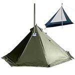 Camping Hot Tent with Wood Stove Ja