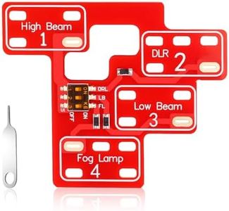 6 High Mod ＆ 8 High Mod Module for All GM Lights High Beams Low Beams and DRL Fog Lights Compatible with Classic Full Size 2003-2007 Chevy Silverado and 2003-2007 GMC Sierra 1500/2500/3500 Classic