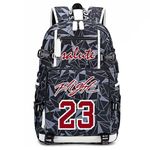 Basketball MJ23 Multifunction Backpack Travel Daypacks Fans Laptop Bag (Style 7)