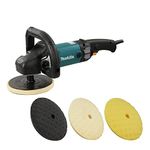 Makita 9237CX1 7-Inch Electronic Polisher with 3 Pads