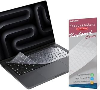 Digi-Tatoo Keyboard Cover Compatible w/ 2024~2021 MacBook Air 13" Air 15" M3 M2 / Pro 14" Pro 16" M3 M2 M1 (A3113 A3114 A2918 A2992 A2991 A2681 A2941 A2779 A2442 A2780 A2485)-AU English Layout