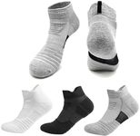 Nulifacaia Womens Sports Running Socks - 3 Packs Mens Socks No Show Non-Slip Athletic Cushion Socks One Size for Size 36-42 (5-9 -MEN /6-10 -Women)