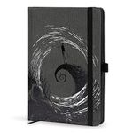 Disney The Nightmare Before Christmas Notebook (Spiral Hill Moonlight Design) A5 Writing Pad - Official Merchandise