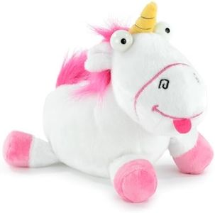 Whitehouse Minions Unicorn Plush Toy Lying Down - The Fluffy Unicorn for The New Minions Film Despicable Me (L - 30 cm)