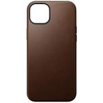 NOMAD - Modern Leather Case - iPhone 15 Plus | Brown Leather