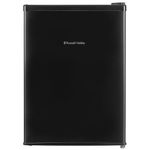 Russell Hobbs Table Top Larder Mini Fridge 66L Capacity, Quiet Running 41dB, Reversible Door & Adjustable Feet, 0 to 8 Degrees Manual Temperature Control, Black RH67TTLF0E1B