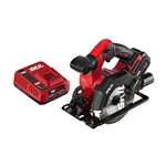 SKIL PWRCore12Brushless 12V Compact 5-1/2 Inch Circular Saw, Includes 4.0Ah Lithium Battery and PWRJump Charger - CR541802