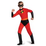 Disney Official The Incredibles Costume Kids, Dash Costume Kids Fancy Dress Up Outfit, Superhero Costumes for Kids, Costumes for Boys S