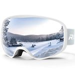 RIOROO Ski Goggles, Skiing Goggles For Snowboard Jet Snow 100% UV Protection, Anti-glare Ski Goggles Dual Lens For Women Men Youth OTG Over Helmet Compatible, Skiing Snowboarding Cycling Motorcycle