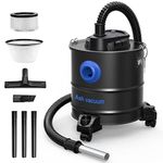 Ash Vacuum Cleaner, 20Kpa 20L Multifunctional Vacuum Cleaner, Double Filtration System with Hepa Filter & Pre-Filter for Fireplace BBQ Stoves Grills Fire Pits Log Burners Chimineas-1200W