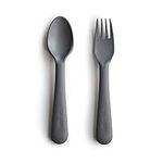 mushie Flatware Fork and Spoon Set 