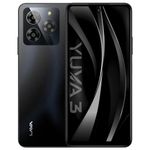 Lava Yuva 3 (Eclipse Black, 4+4*GB + 128GB)|Segment's Most Affordable Smartphone with 128 GB (UFS 2.2) Storage | 90Hz Punch Hole Display|13MP AI Triple Camera|Side Fingerprint Sensor |Bloatware Free