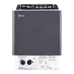 Electric Sauna Heater Wet Dry Sauna Stove Internal Control Built-in Sauna Stove Stainless Steel Sauna Room Heater, for Home SPA Hotel 3 8 9KW (9KW)