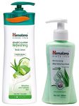 Himalaya Moisturizing Aloe Vera Face Wash, 200ml And Himalaya Herbals Aloe and Cucumber Refreshing Body Lotion, 400ml