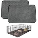 2 Packs Fleece Guinea Pig Cage Liner Washable, Waterproof & Anti Slip Guinea Pig Fleece Cage Liners Super Absorbent Reusable Guinea Pig Bedding Pee Pads Accessories