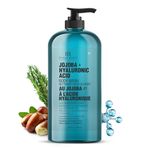 Botanic Hearth Jojoba & Hyaluronic Acid Body Wash | Shower Gel - 16 fl oz with Sea Butter & Sweet Almond Oil | Moisturizing Body Wash Shower Gel for Softer, Smoother Skin | Sulfate & Paraben Free | for Women & Men