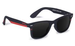 EFERMONE® Efer-7 Polarized Sunglasses For Men and Women | 400nm UV Sunlight Protection with Dual Coat | Impact Resistant polarization Lens (Carmine Red)