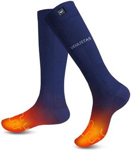 Venustas Heated Socks with Battery for Men Women, Rechargeable Heated Socks For Hunting Ski and Feet Warm