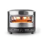 Solo Stove Pi Prime Pizza Oven Outdoor | Propane fueled, Powerful Demi-Dome Heating, Easy Bake Oven for Crispy Crust in 90 Sec, Cordierite Pizza Stone, Panoramic Opening