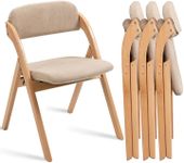 HOMEFUN Folding Chairs with Cushion