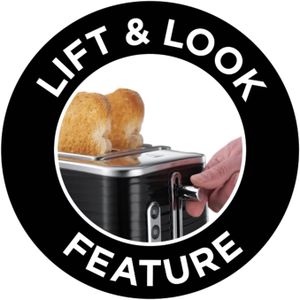 Russell Hobbs Inspire 2-Slice Toaster – Black