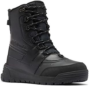 Columbia men's Bugaboot Celsius Plus Snow Boot, Black/Graphite, 11.5