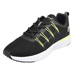 Pierre Cardin Men's Iton Deux Running Shoes-8 (PC3506 Black-Green)