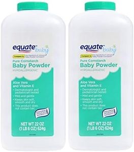 Pure Cornstarch Baby Powder Aloe and Vitamin E (22 oz - 2 Pack)