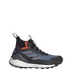 adidas Terrex Free Hiker 2 GTX, Wonder Steel/Grey Three/Impact Orange, 10 UK