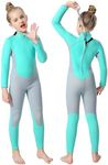 REALON Wetsuit Kids Boys Girls Toddler Youth, Full Child Wet Suit Neoprene Thermal Swimsuits 2.5mm and 3mm Back Zipper Long Sleeve for Swimming Diving Surfing Water Sprot