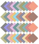 Soimoi Precut 10-inch Gingham Prints Cotton Fabric Bundle Quilting Squares Charm Pack DIY Patchwork Sewing Craft