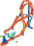 Hot Wheels Let's Race Netflix -Track Set With 1 Hot Wheels Car, Tall Figure-8 Track for Race & Stunting, Connects to Other Hot Wheels Tracks, Folds for Convenient Storage, HMB15