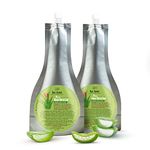 Nat Habit Pure Aloe Vera Face Gel For Healthy Skin & Hair, Natural Oil Free Moisturizer & Anti-Dandruff - 80 gm Each (Pack of 2)