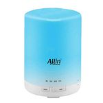 Allin Exporters Plastic Dt-G03 Aromatherapy Diffuser Essential Oil 4 In 1 To Purify,Ionize,Humidify&Spread Aroma Ultrasonic Humidifier With Timer Cool Mist With 7 Color Changing Led Lights(300Ml)