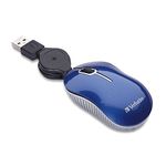 Verbatim Mini Travel Optical Mouse, Commuter Series - Blue