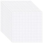 Zocipro 4800Pcs Double Sided Sticky Foam Pads, 5mm 3D Adhesive Foam Pads, White Foam Sticky Pads Foam Sheets for Scrapbook, Party, Wedding, DIY Art, Office Supplies (12 Sheets)