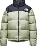 THE NORTH FACE Women's Nuptse Puffer Jackets, Tea Green, 3X