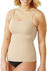 Flexees Maidenform Women's Shapewear Firm Control Camisole, Latte Lift, Medium