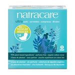 Natracare Natural Ultra Pads Regular with Wings, Organic Cotton Cover for Sensitive Skin | 14 x 3 Packs (42 Pads)