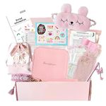 First Period kit for Girls 10-12 | 22 PC Period Packs for Young Girls First Time | First Period Gift for Teen Girls for School with Sanitary Pad Storage Bag, Wipes, Bracelet, Eye Mask, Socks and More