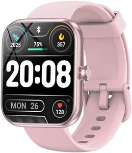 Smart Watch with Alexa Built-in, 1.83" HD Touchscreen Fitness Tracker, Bluetooth Notifications/Calls, IP68 Waterproof, 120+ Sport Modes, 24/7 Heart Rate & Sleep Monitor for iPhone Android iOS (Pink)